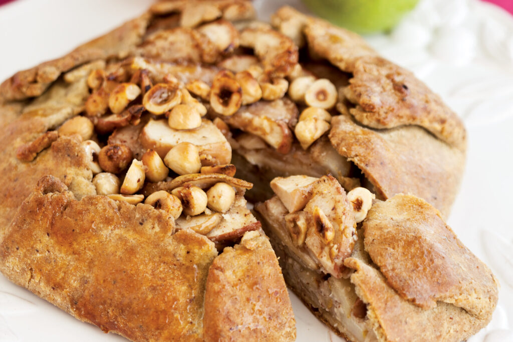 Apples and Pears Rustic Pie (gluten free)