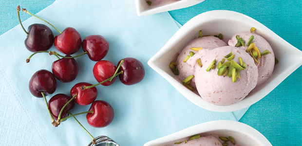 Cherry Frozen Yogourt