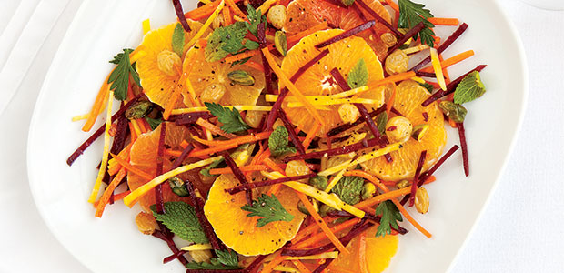 Orange, Carrot, and Beet Slaw