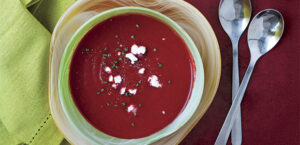 Roasted Red Pepper Beet Soup