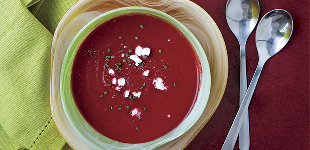 Roasted Red Pepper Beet Soup