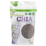 Prana's Organic Whole Black Chia Seeds