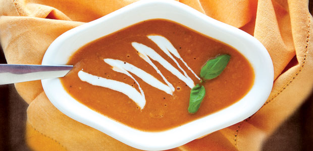 Roasted Tomato and Leek Soup