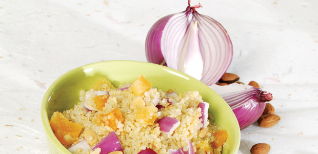 Snacking Salad with Apricots and Roasted Almonds