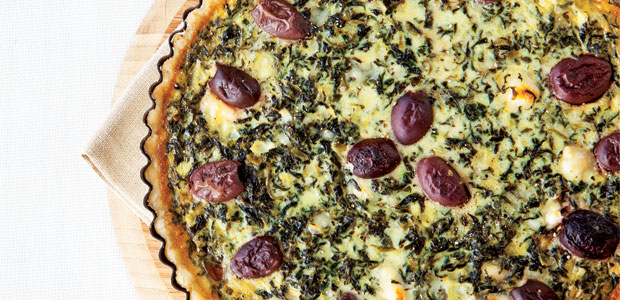 Spinach and Feta Quiche