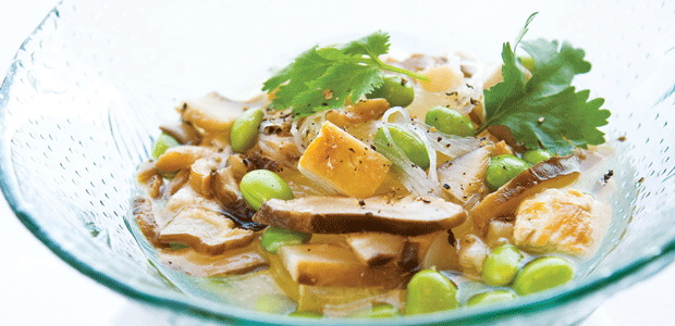 Green Tea Chicken Noodle Soup