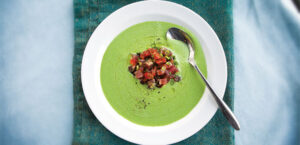 Watercress Soup with Tuna Confetti