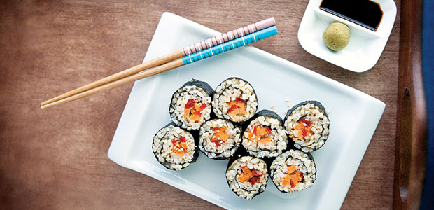 Red Wine and Maple Sushi