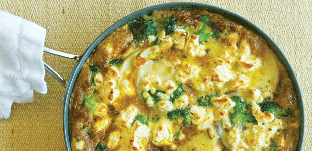 Greek Frittata Slice