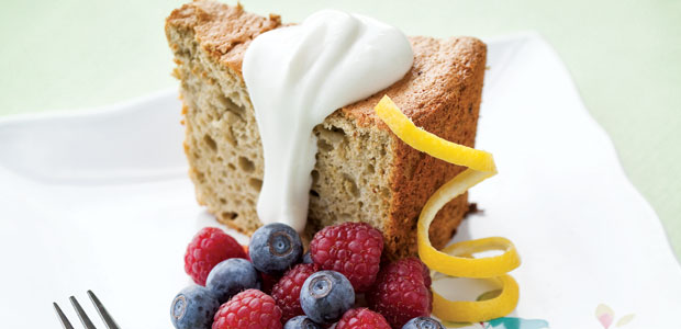 Lemon Angel Food Cake