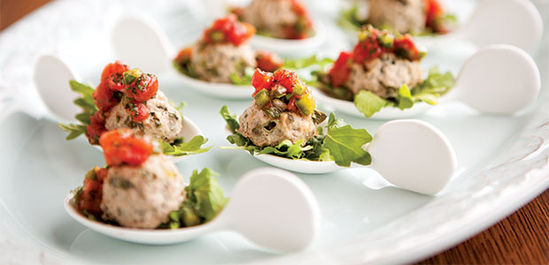 Turkey Meatballs with Tomato Confit