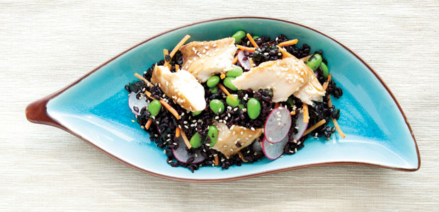 Black Rice Arctic Char Salad