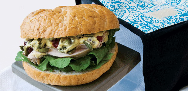 Quick Curried Chicken Sammie