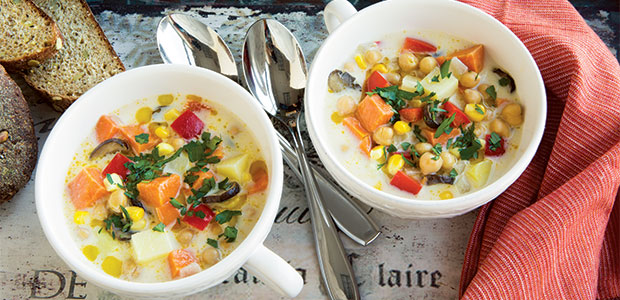 Creamy Roasted Vegetable Chowder