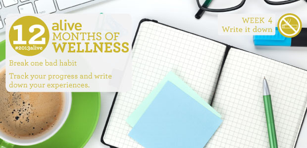 #2013alive: Write it Down