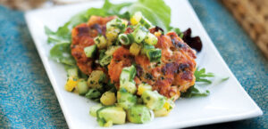 Salmon Cakes with Pineapple Salsa