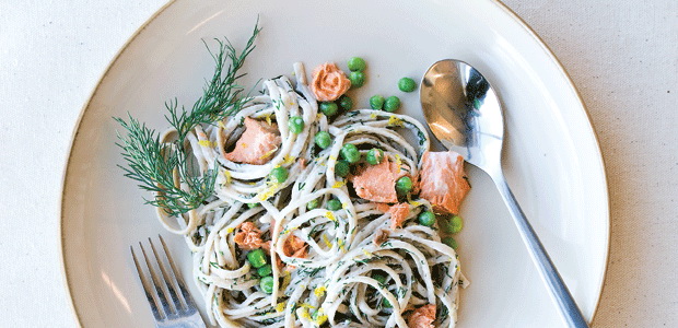 Dilled Salmon Linguine
