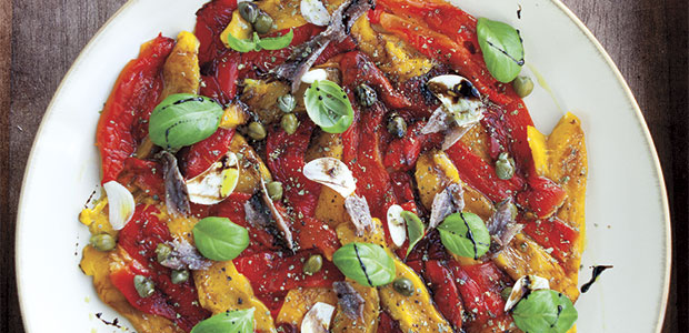Peppers with Anchovies and Capers