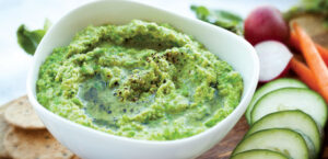 Edamame and Green Pea Hummus