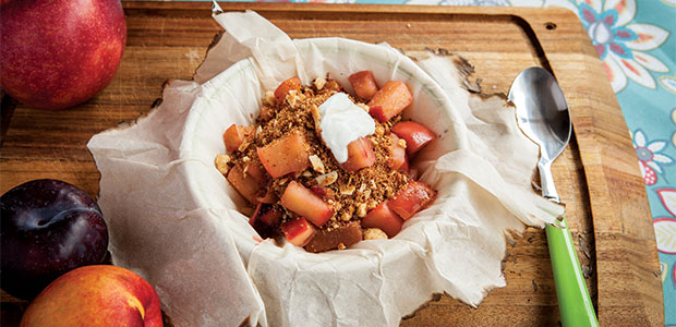 Fruit Jumbled Crumble