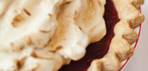 Cranberry Meringue Pie