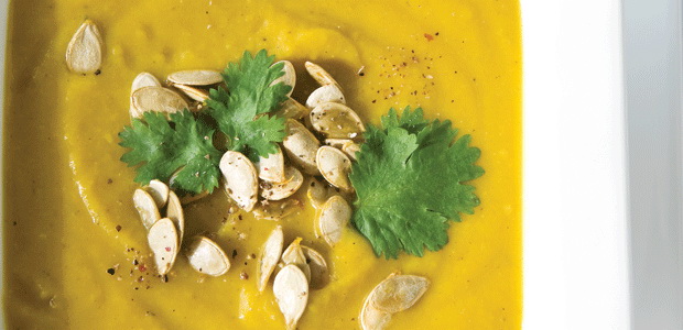 Roasted Butternut Lentil Soup