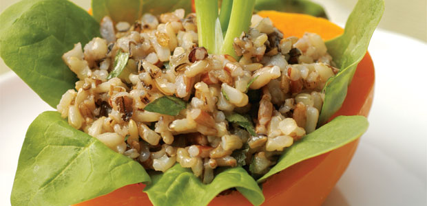 Simple Herbed Greens and Grains