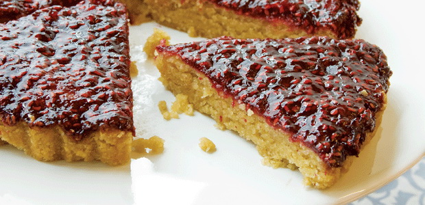 Raspberry Almond Torte (gluten free)