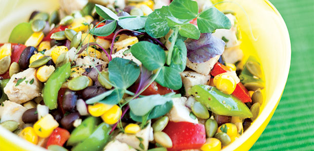 Rainbow Chicken Salad