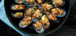 Mussels Au Gratin