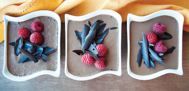 Creamy Dark Chocolate Soy Pudding