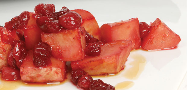 Roasted Sweet Potatoes and Cranberries