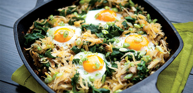 Swiss Chard Egg Skillet