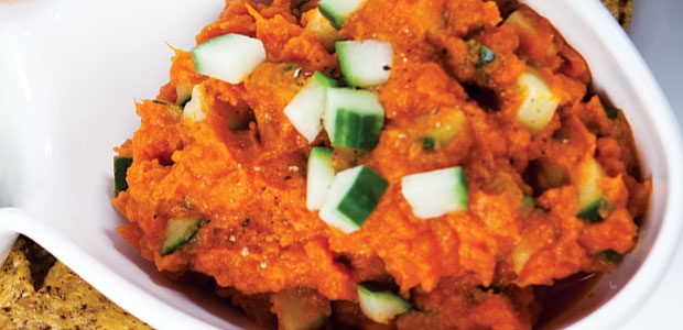 Sweet Potato, Lime, and Cucumber Dip