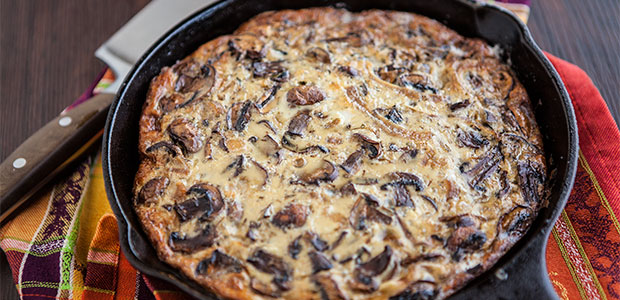 Caramelized Onion Mushroom Frittata