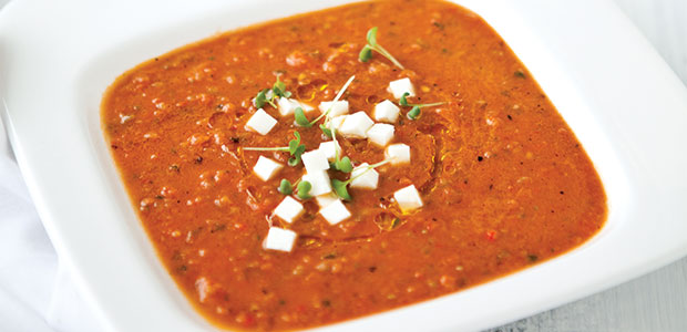 Grilled Tomato Gazpacho
