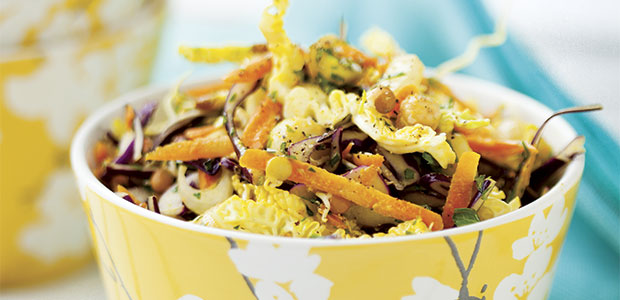 Macadamia Nut Curried Mayo with Cabbage Slaw