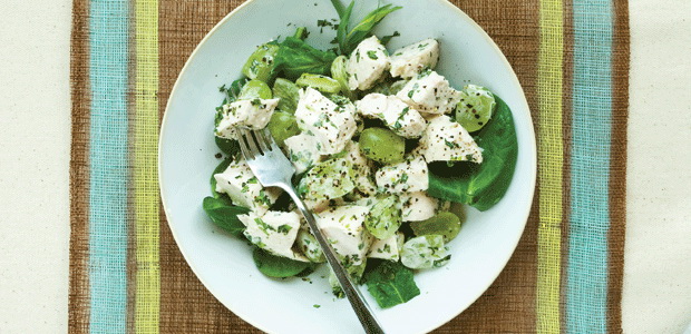 Simple Tarragon Spring Chicken Salad