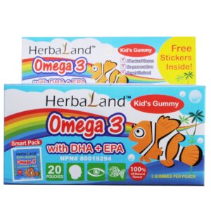Herbaland Kid's Gummy OMEGA3+ DHA & EPA