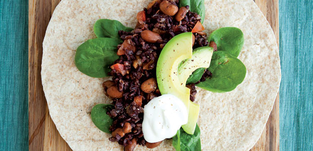 Bean and Rice Burritos