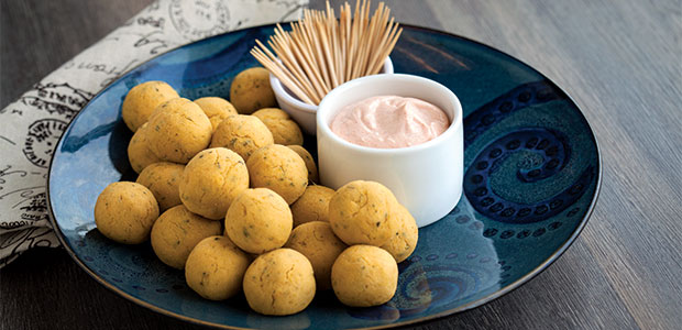 Apricot Hummus Balls