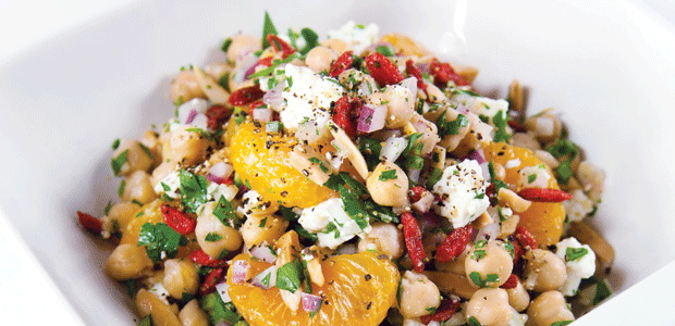 Chickpea Goji Berry Salad