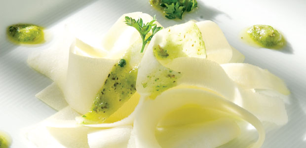 Zucchini Pasta with Pesto Sauce