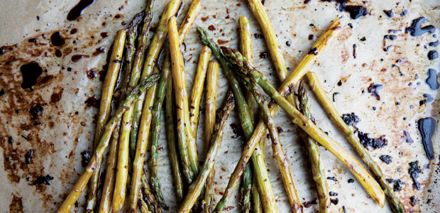 Roasted Asparagus with Lemon and Balsamic Vinegar