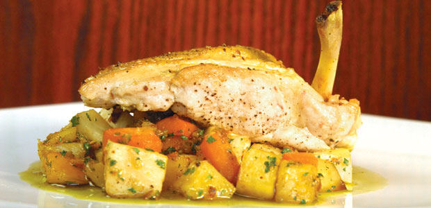 Crab-Stuffed Free-Range Chicken Breast