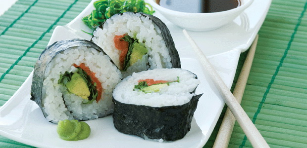 Smoked Salmon and Avocado Maki