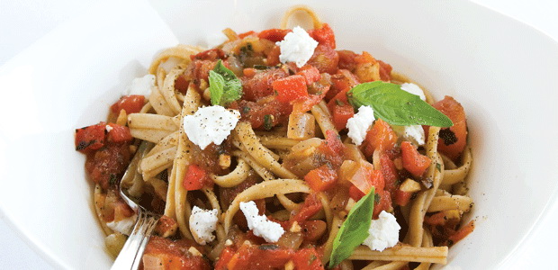 Roasted Pepper and Chipotle Sauce Pasta