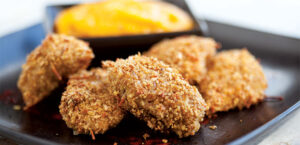 Chicken Nuggets with Apricot Dipping Sauce