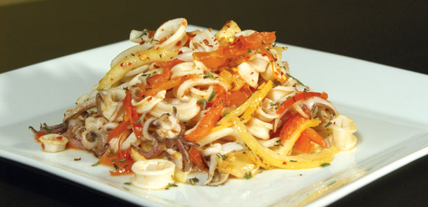 Pan-fried Baby Squid