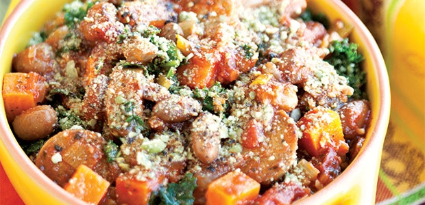 Meatless Monday: Hearty Fall Soup with Ground Pumpkin Seeds